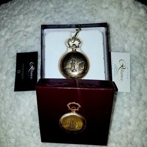 NWOT Pocketwatch 23kt layered